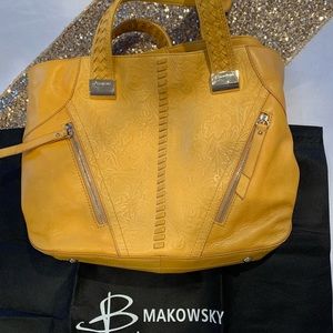 B Makowsky Leather Bag